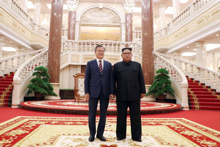 Presidente da Coreia do Sul visita Coreia do Norte