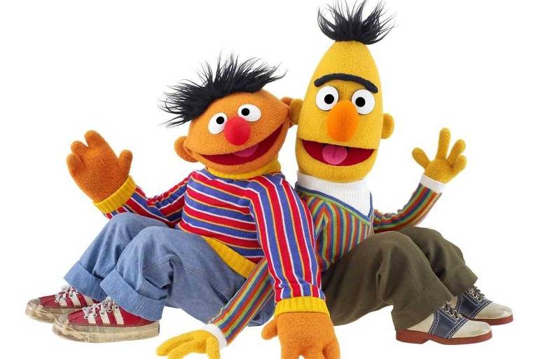 Ênio e Beto (Ernie e Bert, do original), personagens da Vila Sésamo 