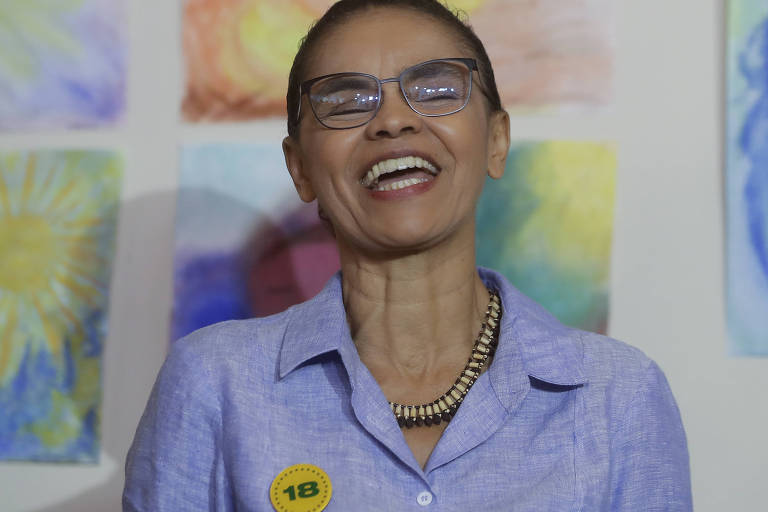 A candidata da Rede à Presidência Marina Silva