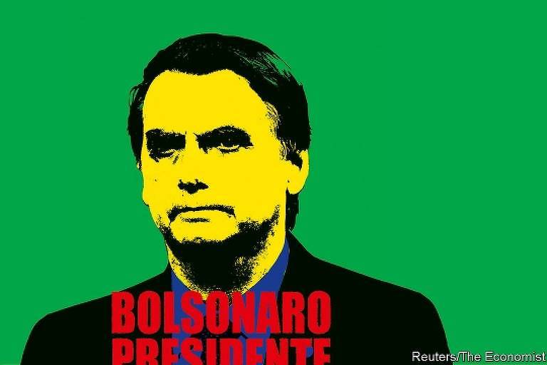 Jair Bolsonaro em capa da revista The Economist