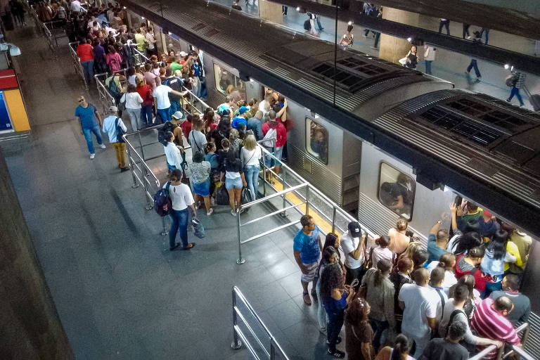 Estacão Sé do Metrô de São Paulo, em 2017