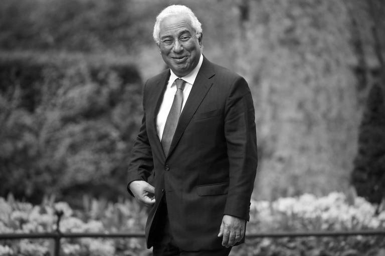 O primeiro-ministro de Portugual, António Costa, durante passagem por Londres, em abril deste ano
