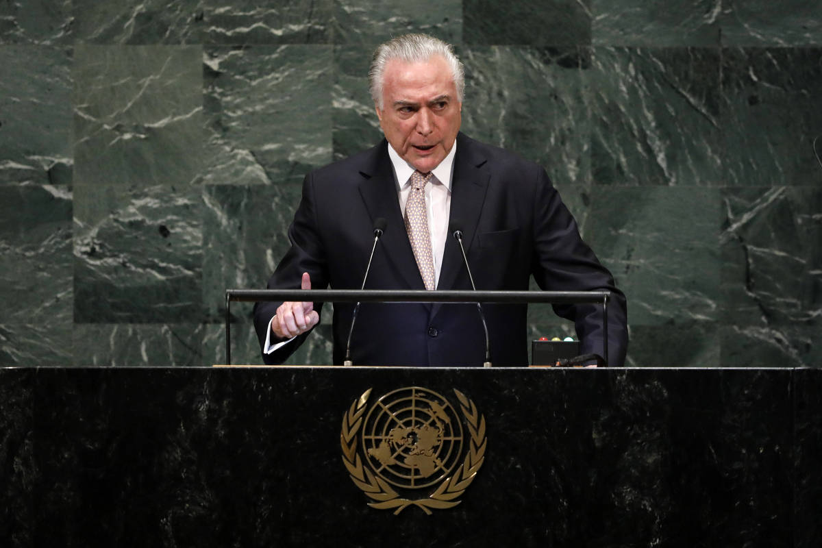 Leia A íntegra Do Discurso De Michel Temer Na Assembleia Geral Da Onu 25 09 2018 Mundo Folha