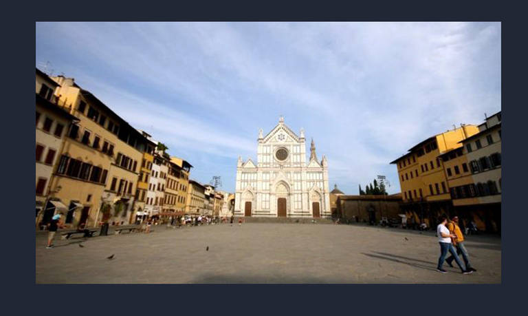 A Basílica de Santa Cruz, em Florença, fez o escritor Stendhal ter alucinações e passar mal: nascia aí a Síndrome de Stendhal, ou hiperculturemia