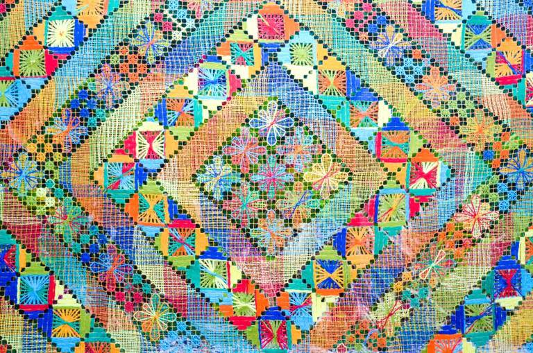 Trabalho feito por rendeiras em Maceió, capital de Alagoas