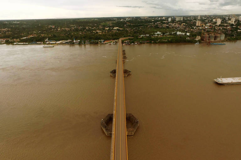 Ponte do Rio Madeira, que liga Rondônia com Amazonas