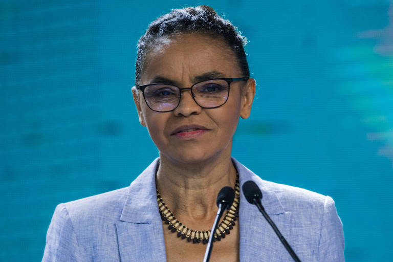 Marina Silva (Rede) durante debate eleitoral em 2018