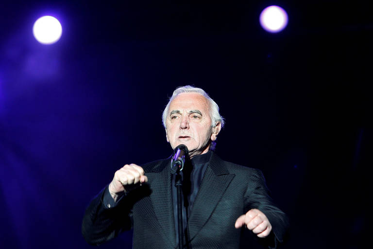 Aznavour, em 2008, no Festival de Verão de Québec