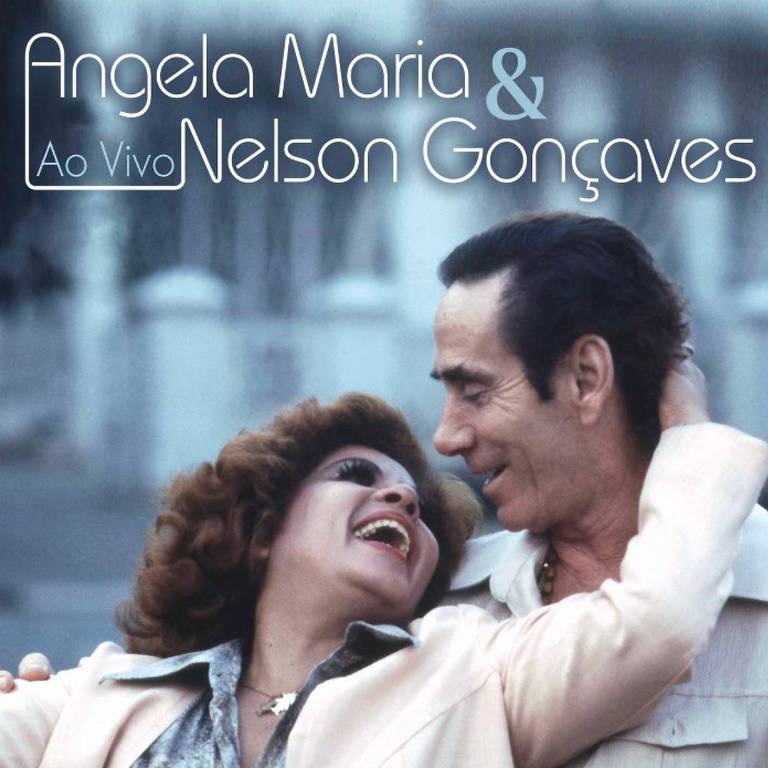 Capa do disco 'Angela Maria & Nelson Gonçalves Ao Vivo', gravado em 1978