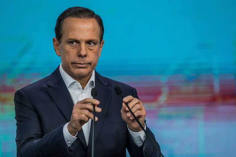 João Doria (PSDB) durante debate entre candidatos ao governo de São Paulo