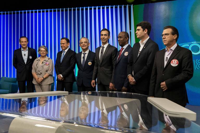 Doria faz dobradinha com candidato de Bolsonaro em debate em SP