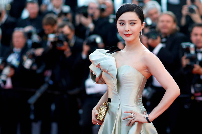 A atriz Fan Bingbing no festival de Cannes de 2018