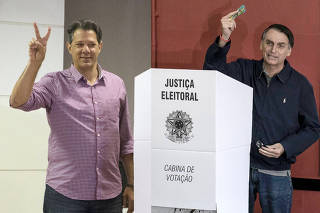 Fernando Haddad e Jair Bolsonaro