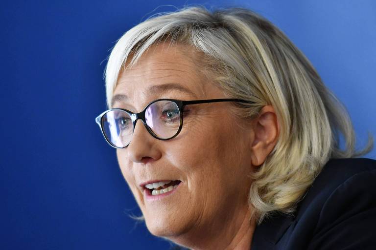 A líder da direita populista da França, Marine Le Pen 