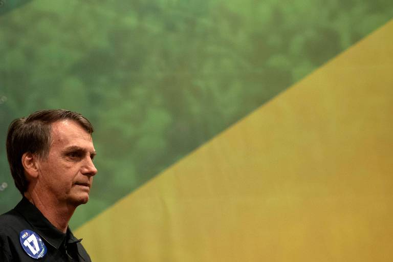 O candidato à Presidência Jair Bolsonaro (PSL), que lidera as pesquisas