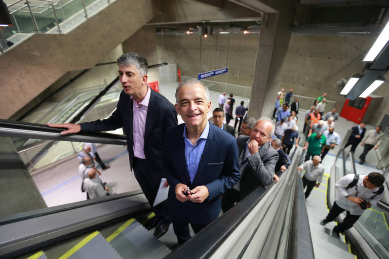 Governador Márcio Franca (PSB) visita obras das estações Hospital São Paulo, Chácara Klabin e Santa Cruz, da linha 5-lilás do Metro