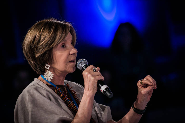 Maria Alice Setubal, em evento promovido pela Folha em 2016
