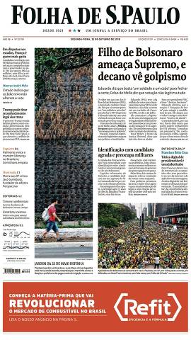 Capa da Edição São Paulo da Folha