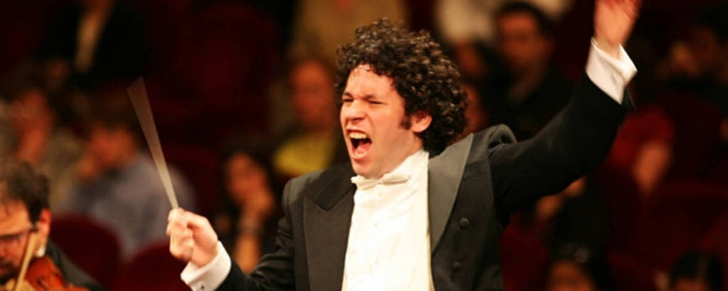 O maestro venezuelano Gustavo Dudamel