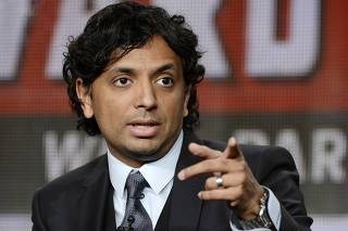 Executive producer and director M. Night Shyamalan attends a panel for the television series 