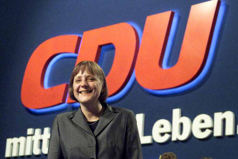 A recém-eleita líder da CDU Angela Merkel, em Essen
