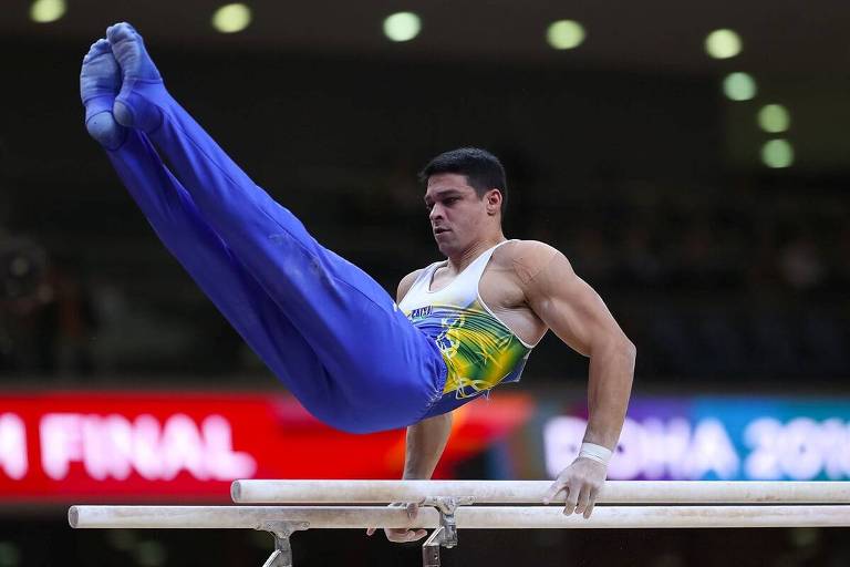 Brasil ficou com a sétima colocação no Mundial de Ginástica de Doha, no Qatar