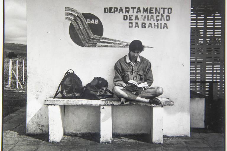 Walter Salles no set de 'Central do Brasil', de Walter Salles, em foto  feita pelo diretor de fotografia Walter Carvalho