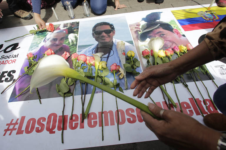 Homenagem a jornalistas equatorianos sequestrados e mortos na Colômbia; país foi um dos incluídos no ranking deste ano 