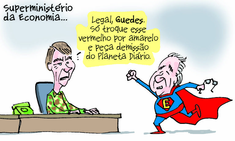 Charge publicada nesta quinta-feira, 1º de novembro de 2018.