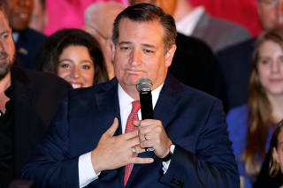 Republican U.S. Senator Ted Cruz speaks during his election night party in Houston