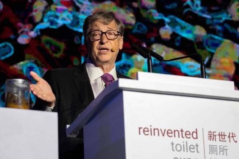 Bill Gates fala em evento de tecnologia na China 