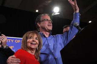GOP Senate Candidate In Indiana Mike Braun Holds Election Gathering In Indianapolis
