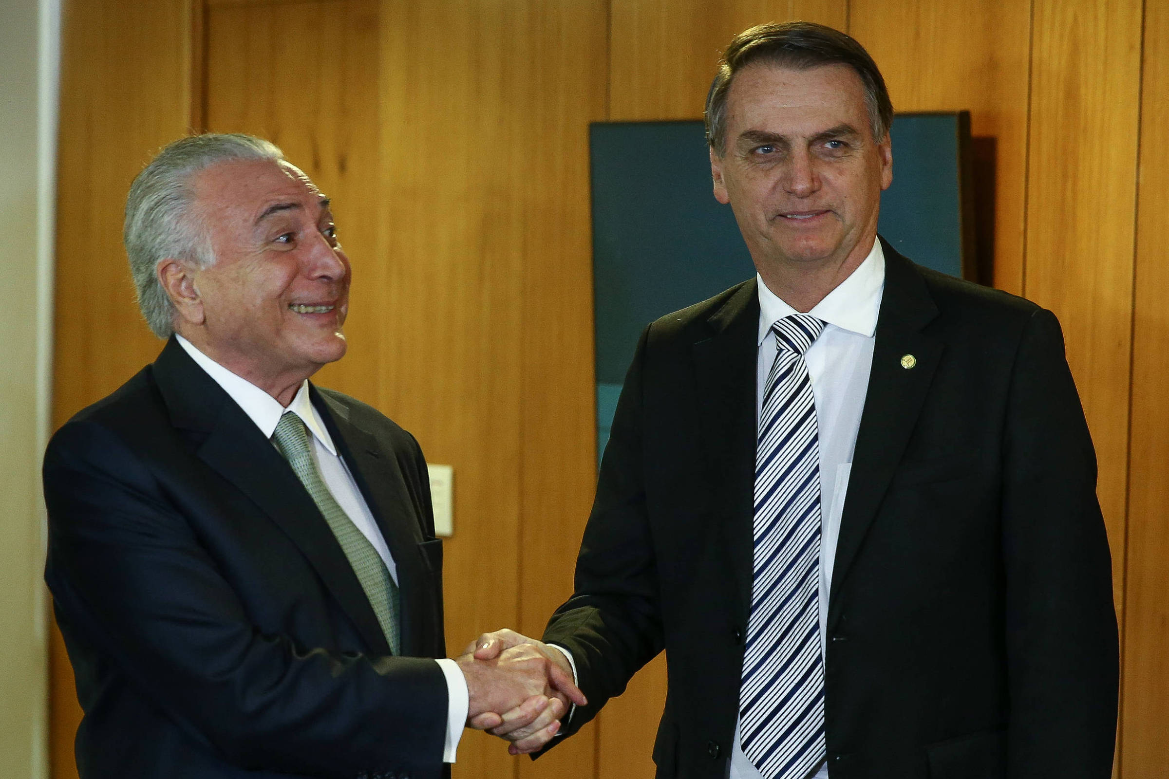 Bolsonaro fará extraordinário governo, afirma Temer - 14/12/2018 - Poder -  Folha