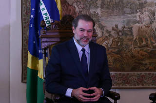 O presidente do STF, Dias Toffoli, recebe o presidente eleito, Jair Bolsonaro
