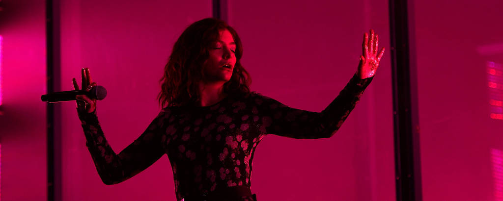 A cantora Lorde em 2017