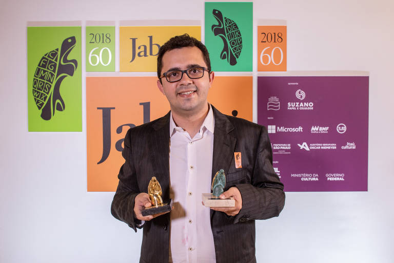 O escritor Mailson Furtado, vencedor do Prêmio Jabuti de 2018