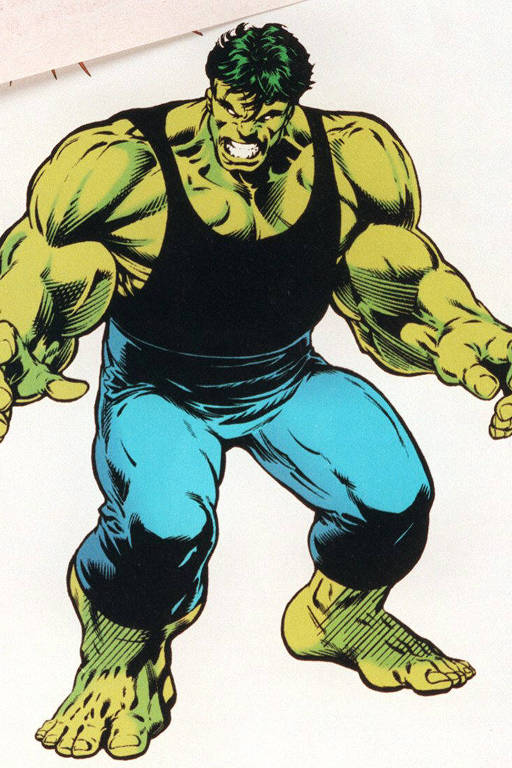 O personagem Hulk em número da revista 