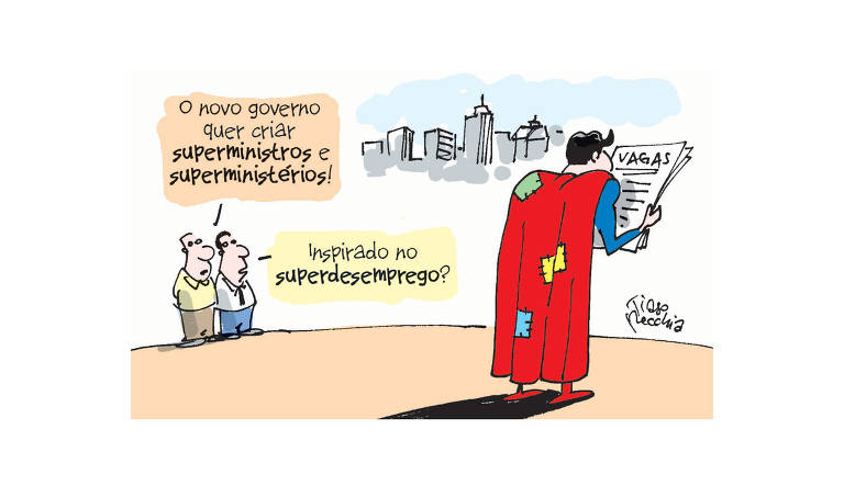 Charge publicada nesta terça-feira, 13 de novembro de 2018.