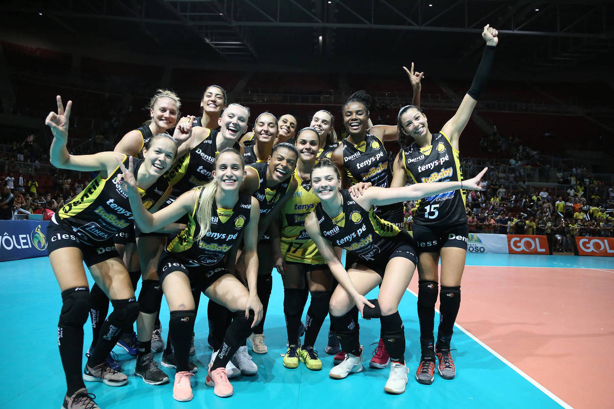 Sesi Vôlei Bauru vence o Pinheiros e sai na frente na final do Paulista  feminino - Na Nossa Rede