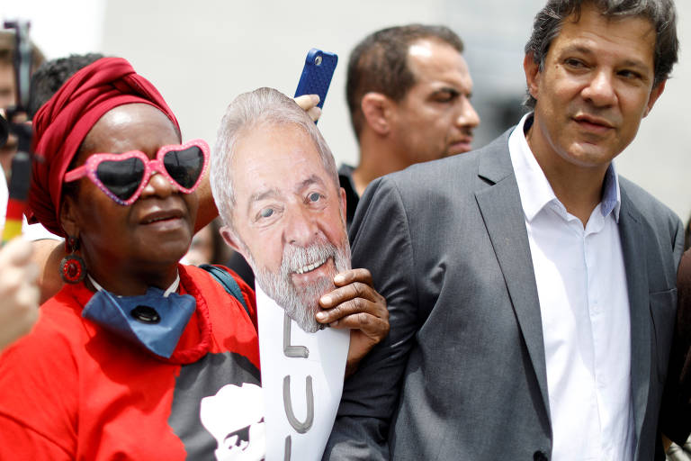 O petista Fernando Haddad, ex-prefeito de São Paulo e segundo colocado nas eleições presidenciais