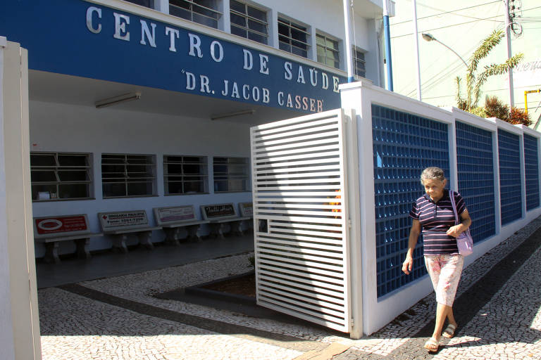 Posto de saúde onde atuam médicos cubanos em Agudos (SP)