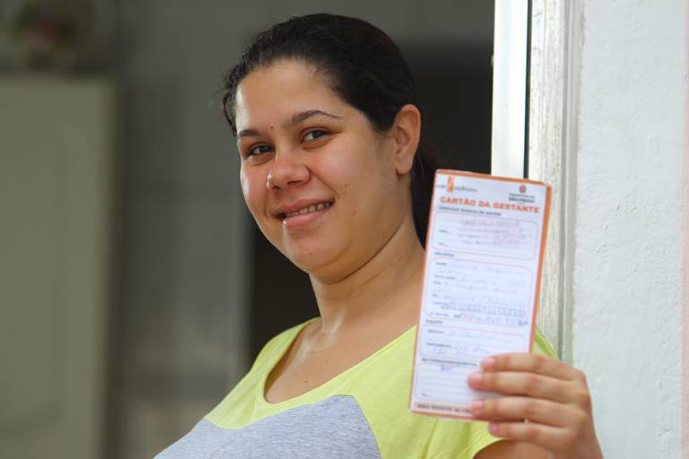 A Unidade Básica de Saúde Vila Maggi tinha quatro médicos vindos de Cuba, em 2013. Foi à época a que mais recebeu os estrangeiros na capital paulista; na foto, a médica Tamires Cerqueira Lima 