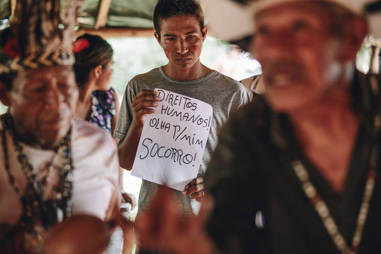 Visita da Comissão Interamericana de Direitos Humanos às terras indígenas Guarani-Kaiowá, em 2018 