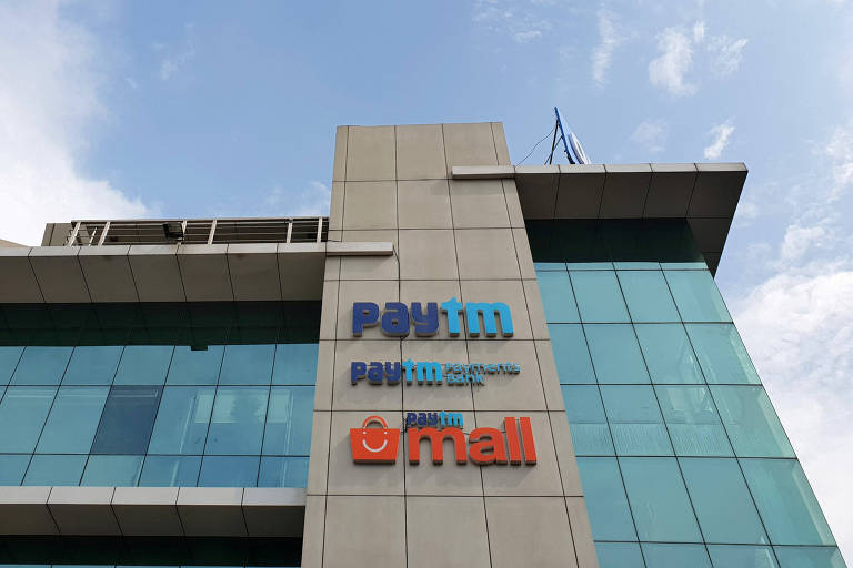 Escritório da Paytm, líder em pagamento online na Índia; empresa revolucionou transações financeiras no país