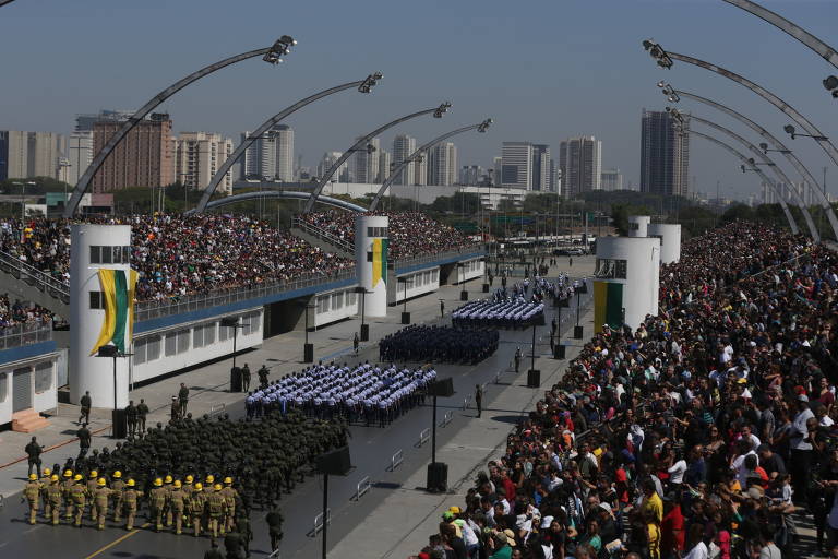 Polo Cultural e Esportivo Grande Otelo, durante a comemoração dos 196 anos da Independência do Brasil com o tradicional Desfile Cívico e Militar de Sete de Setembro
