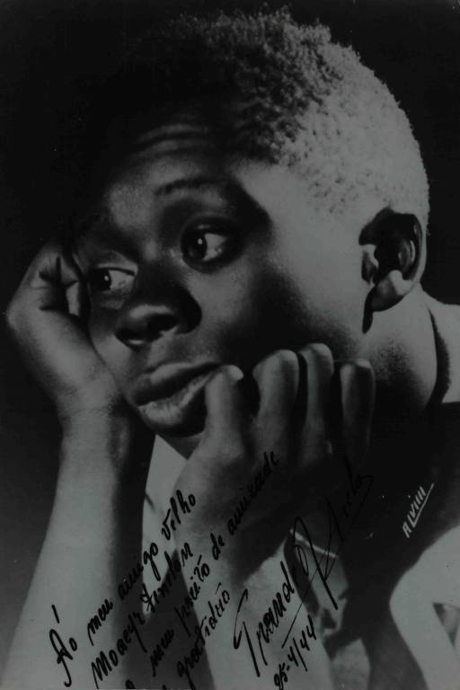 Grande Otelo no filme Moleque Tião, sobre sua vida