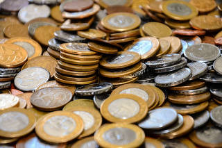 Vista de moedas
