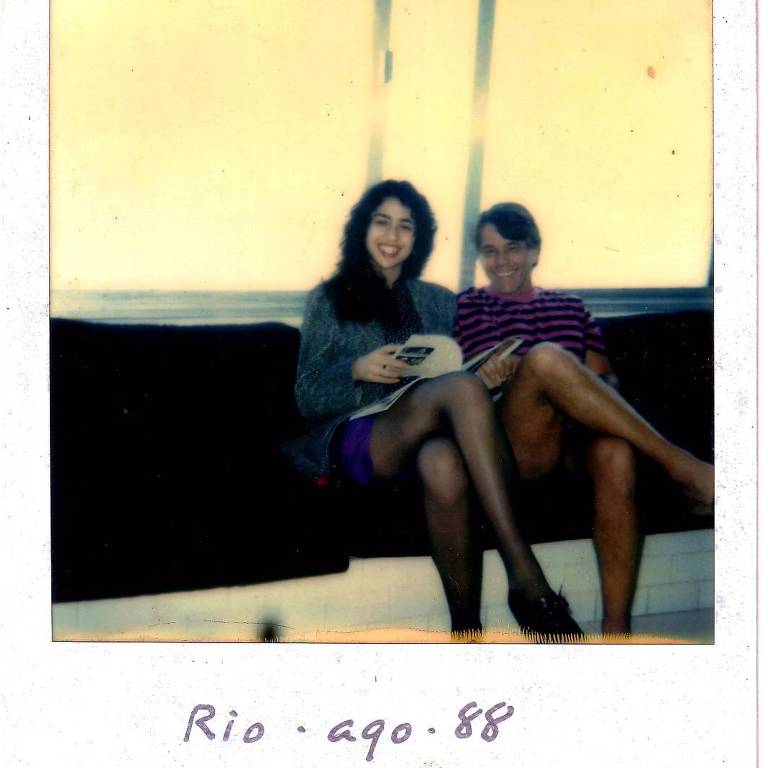 Nelson Motta e Marisa Monte em 1988