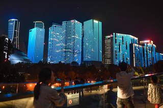 CHINA-HANGZHOU-LIGHT SHOW (CN)