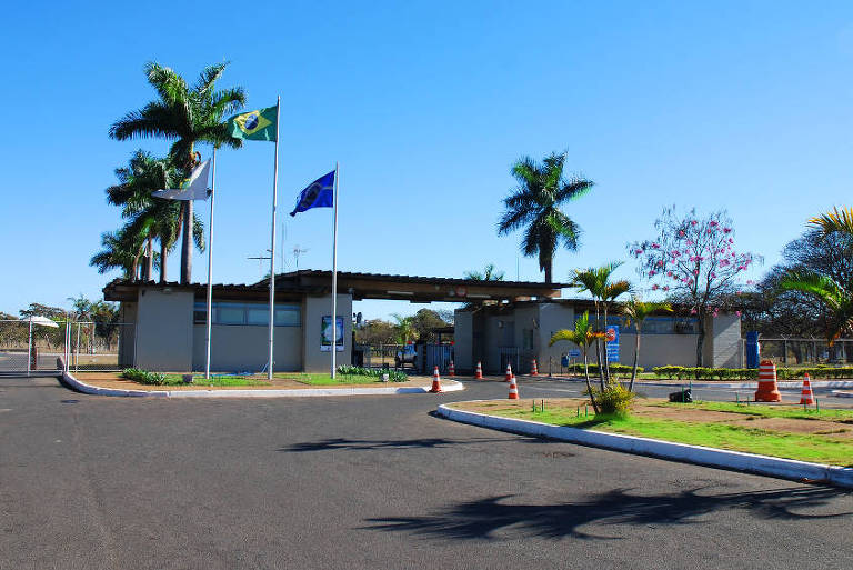 Fachada da sede da Abin, em Brasília